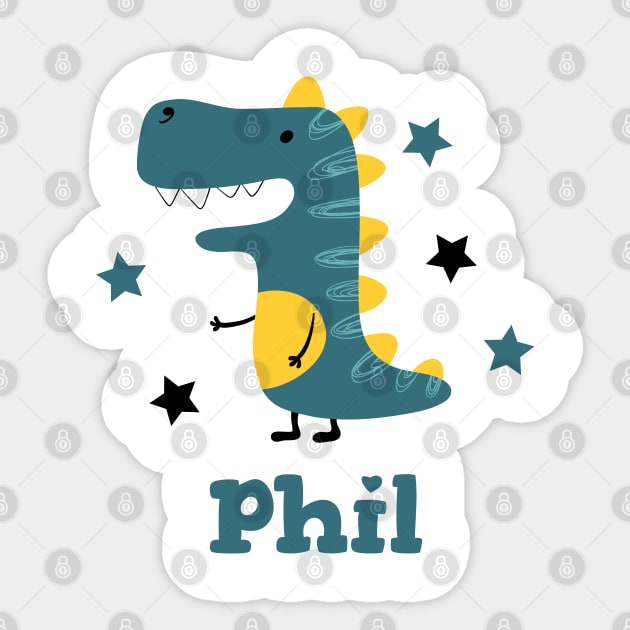 Phil name Sticker by LeonAd